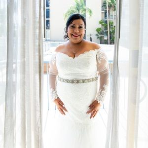 Selling my wedding dress, hope it can bring someone else as much happiness.